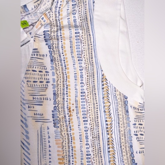 Lysse Soft Modal Blend Mixed Media Fabric Short Sleeve Top - Picture 13 of 14